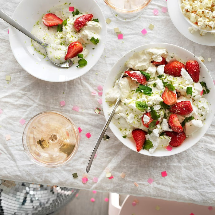White Serving Bowl