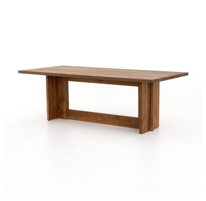 Erie Dining Table - Dark Smoked Oak