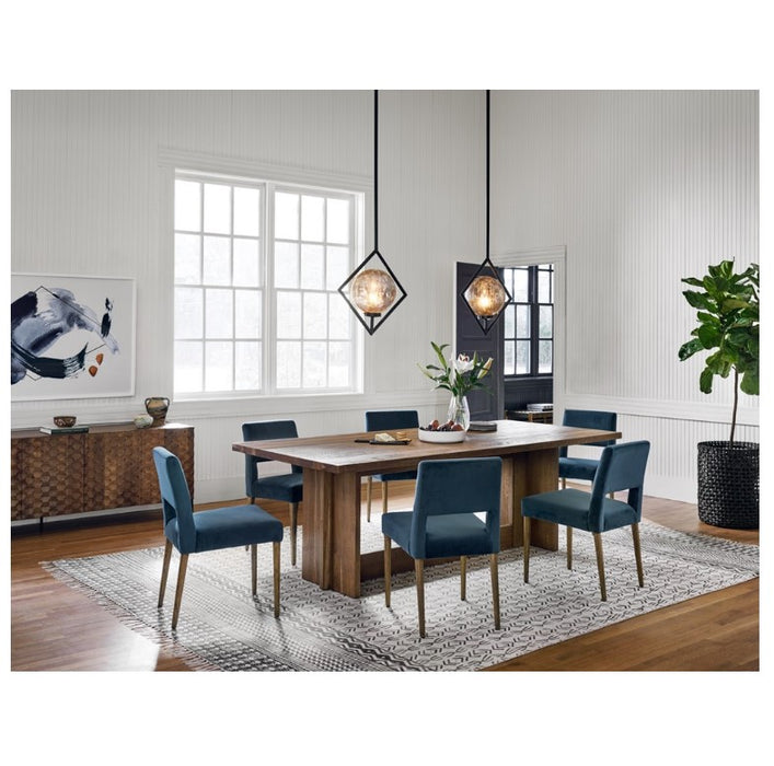 Erie Dining Table - Dark Smoked Oak