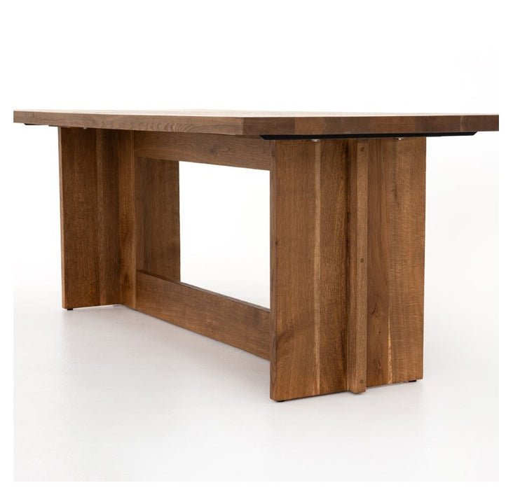 Erie Dining Table - Dark Smoked Oak