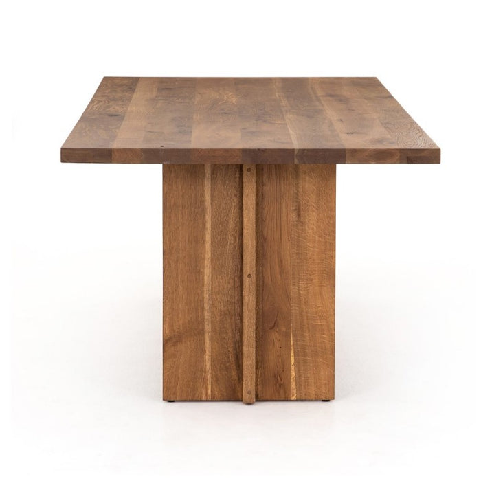 Erie Dining Table - Dark Smoked Oak