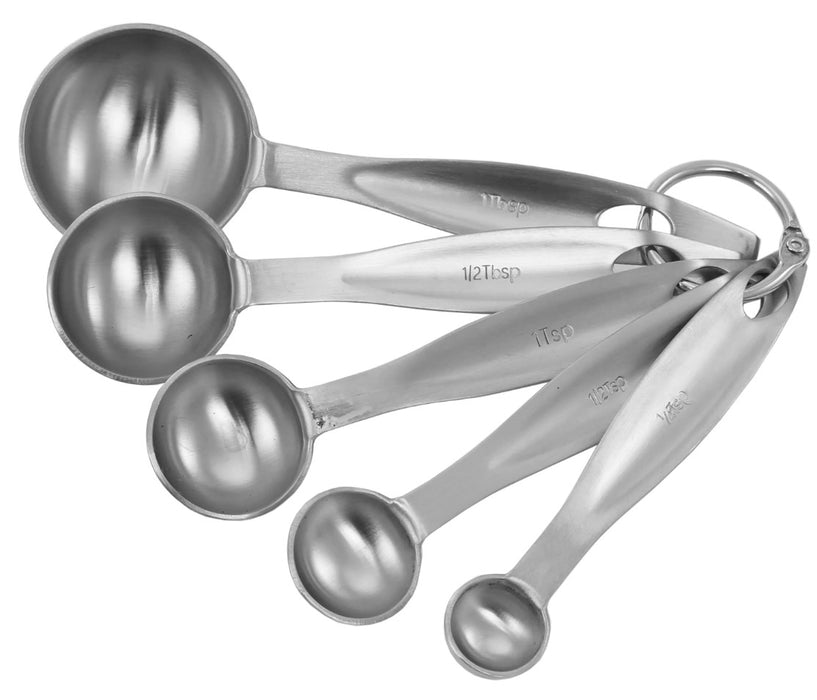 5-Piece Stainless Steel Measuring Spoon Set