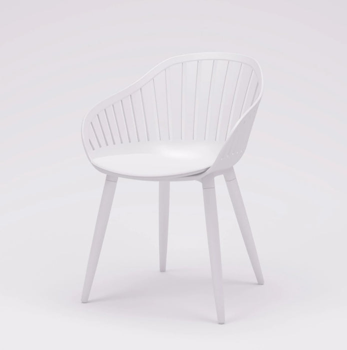 Cannes White Dining Chair