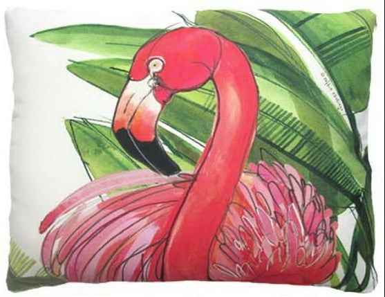 Flamingo Pink Pillow