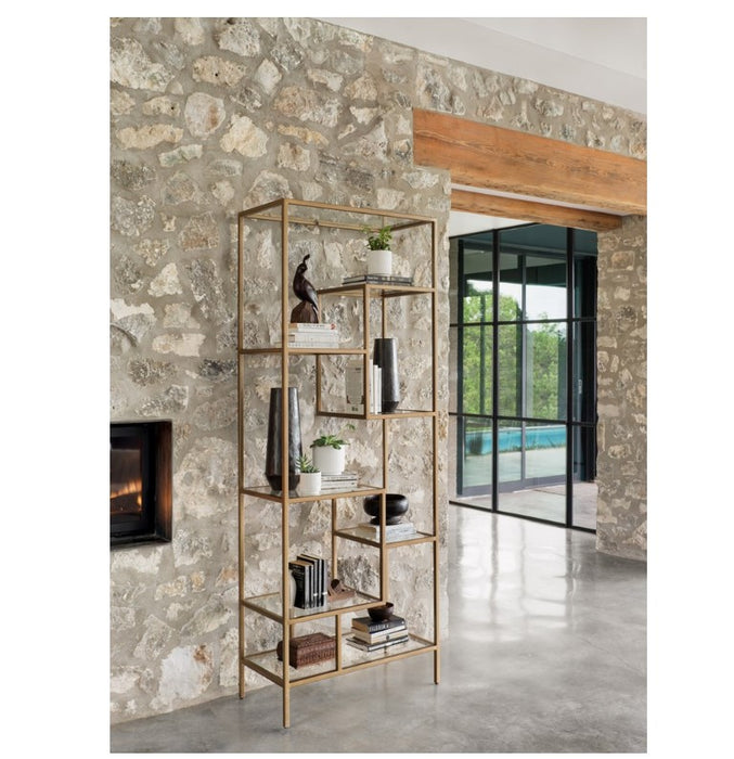 Helena Brass Bookcase