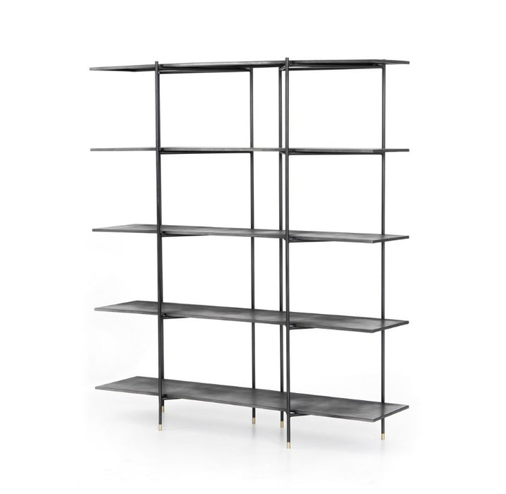 Vito Bookshelf - Distressed Iron