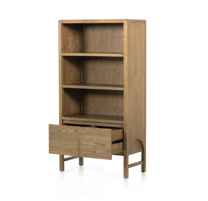 Jeanne Bookcase - Drifted Oak Solid