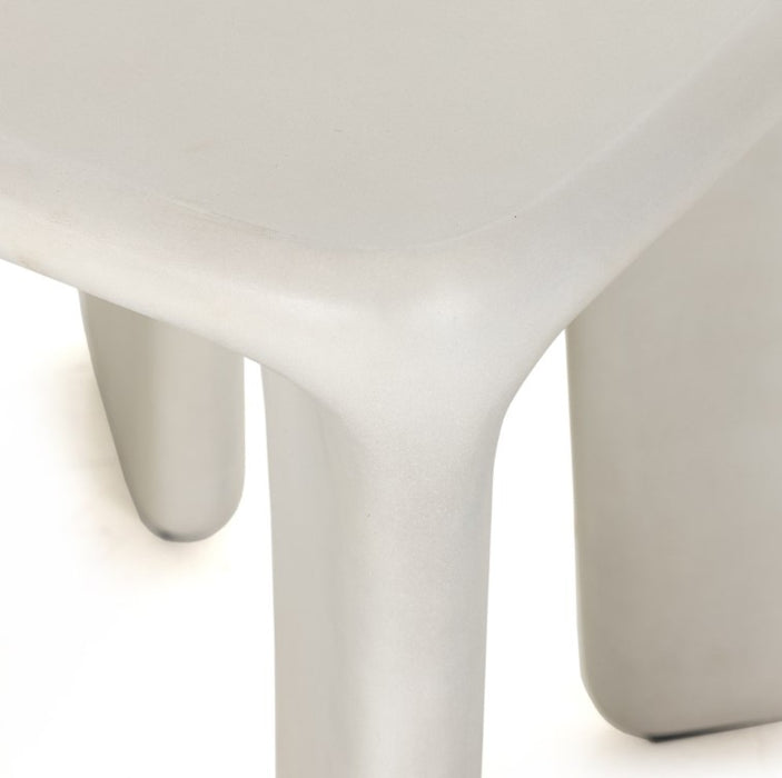 Dante End Table - White Concrete