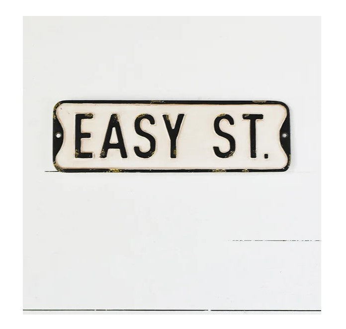 Simple Street Sign Easy Street Sign — BDC Living