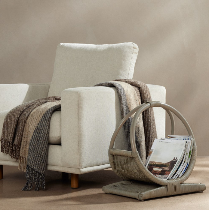 Circle Magazine Rack - Ashen Grey