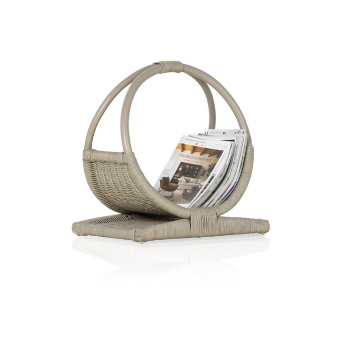 Circle Magazine Rack - Ashen Grey