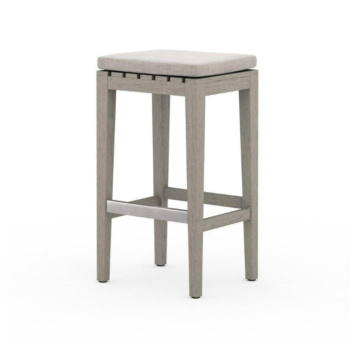 Dale Outdoor Bar Stool - Stone Grey