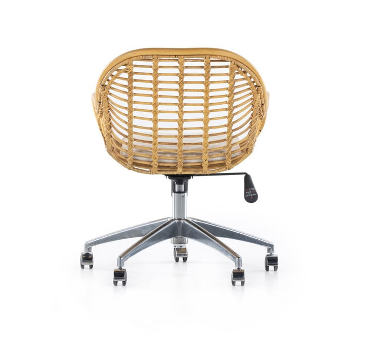 Matilda Desk Chair - Honey Rattan