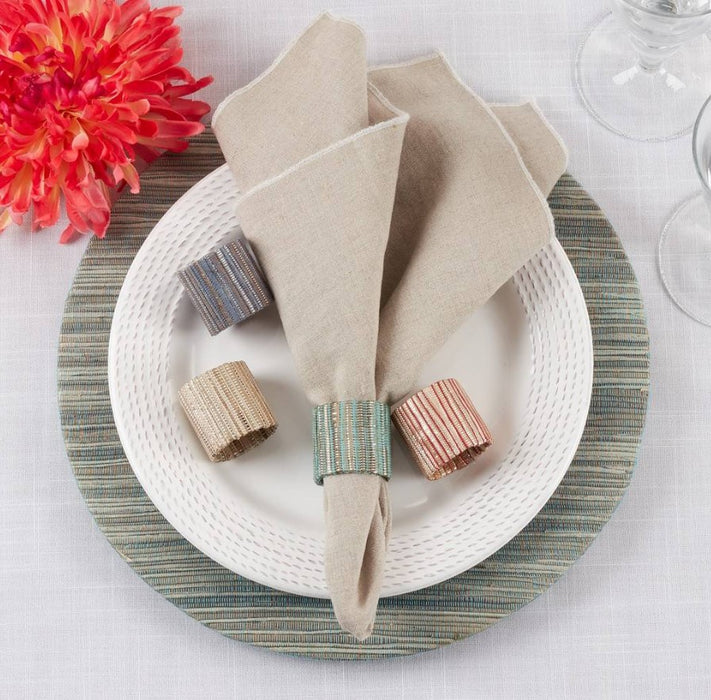 Turquoise Shimmering Napkin Ring