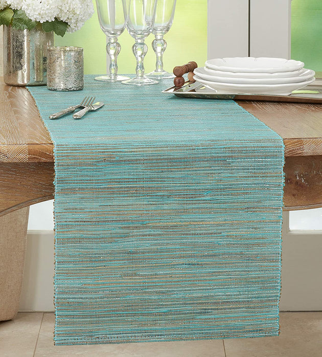 Shimmering Woven Nubby Runner