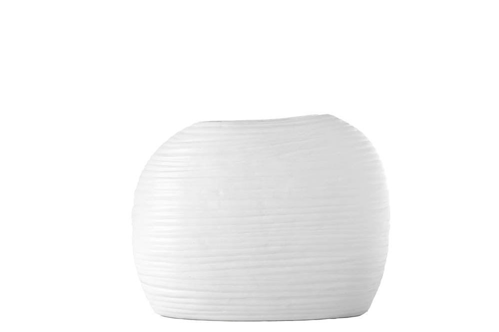 Oval Short Irregular Vase