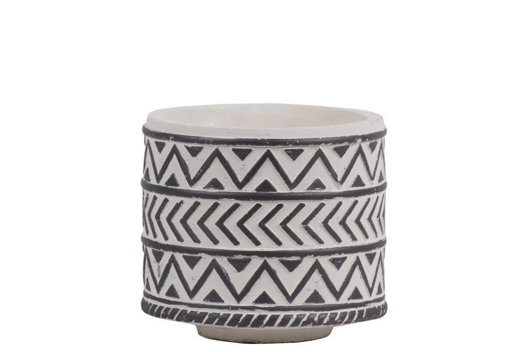 Ceramic Cylindrical Pot