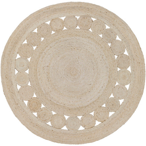 Sundaze Beige Round Rug