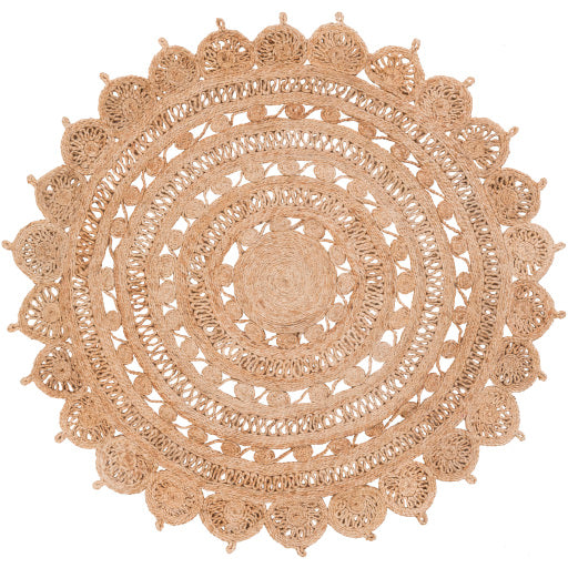 Sundaze Camel Round Rug