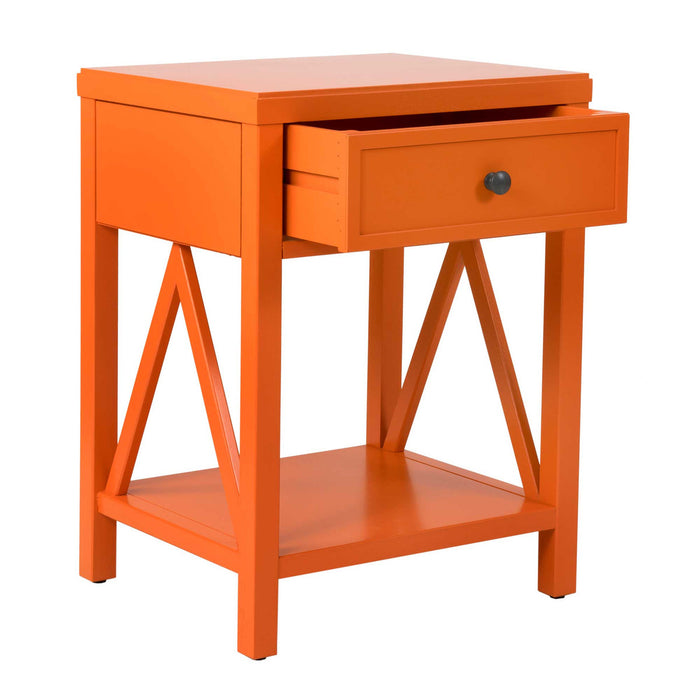 Auburn Traditional One-Drawer Side Table