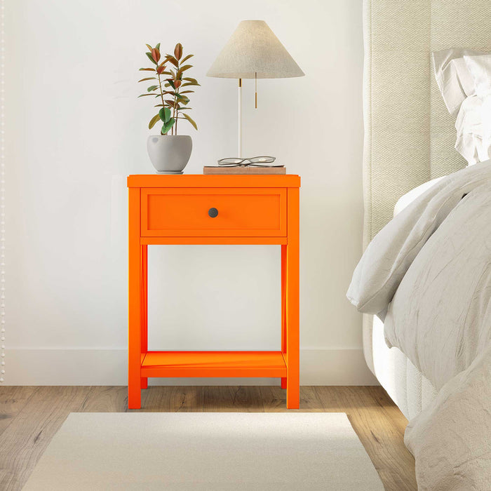 Auburn Traditional One-Drawer Side Table