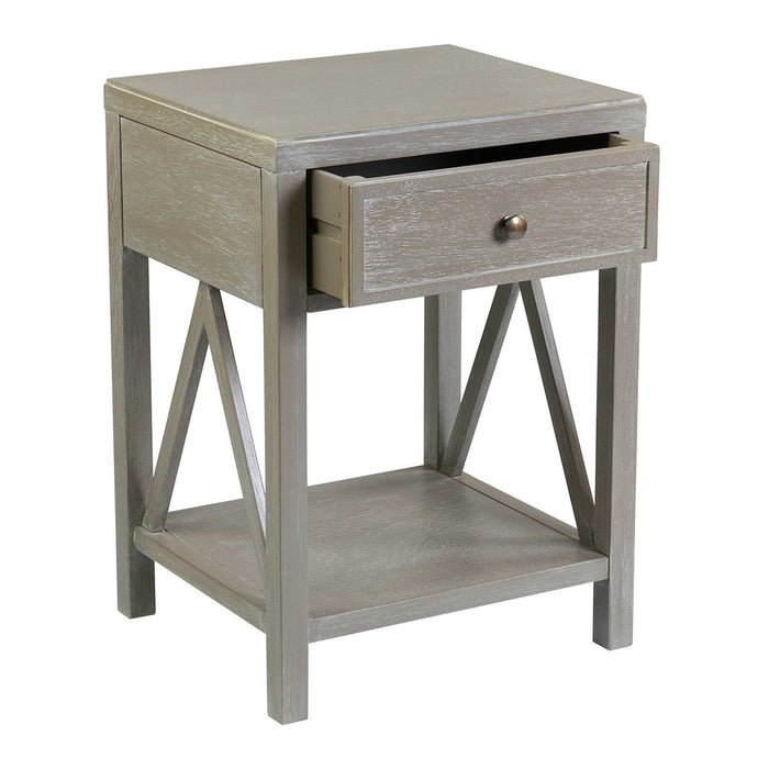 Auburn Traditional One-Drawer Side Table
