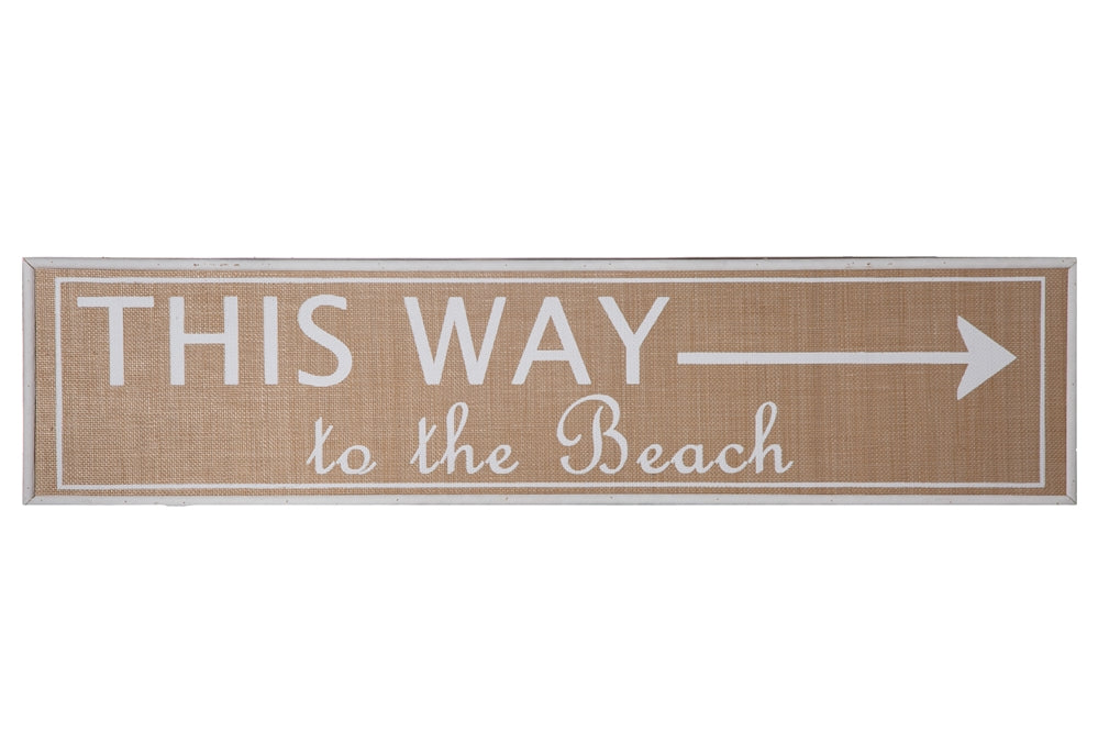 This Way To The Beach Wall Art