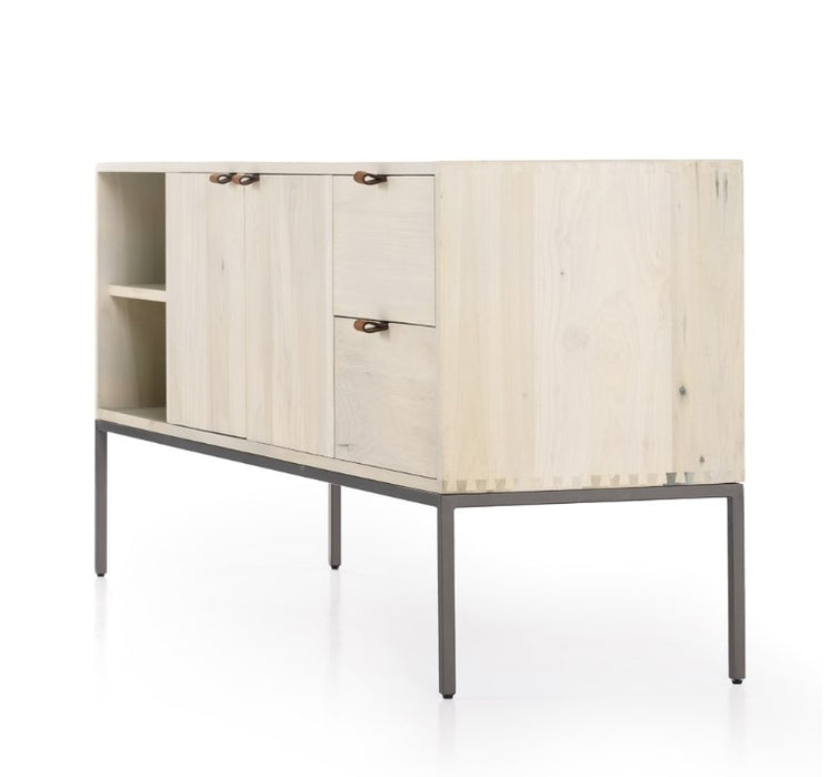 Trey Media Console - Dove Poplar