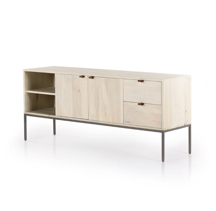 Trey Media Console - Dove Poplar
