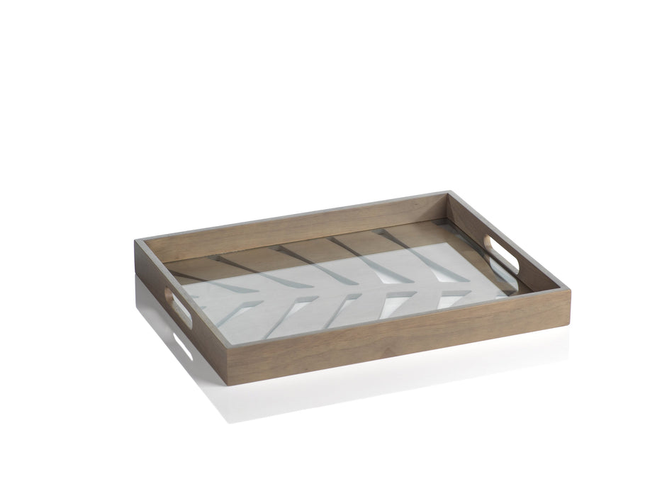 Samar Leaf Serving Tray