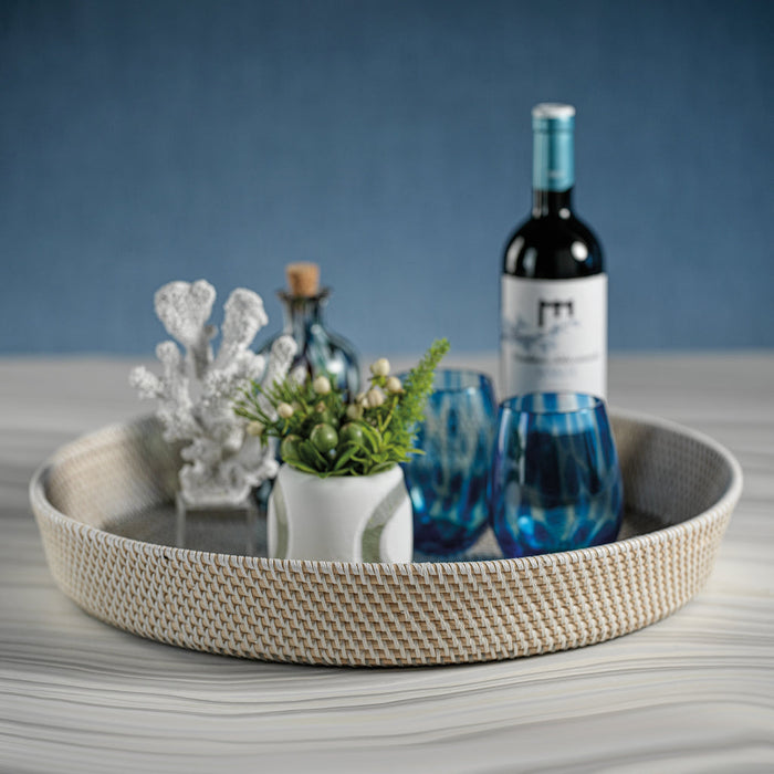 Catalina Tonal Rattan Serving