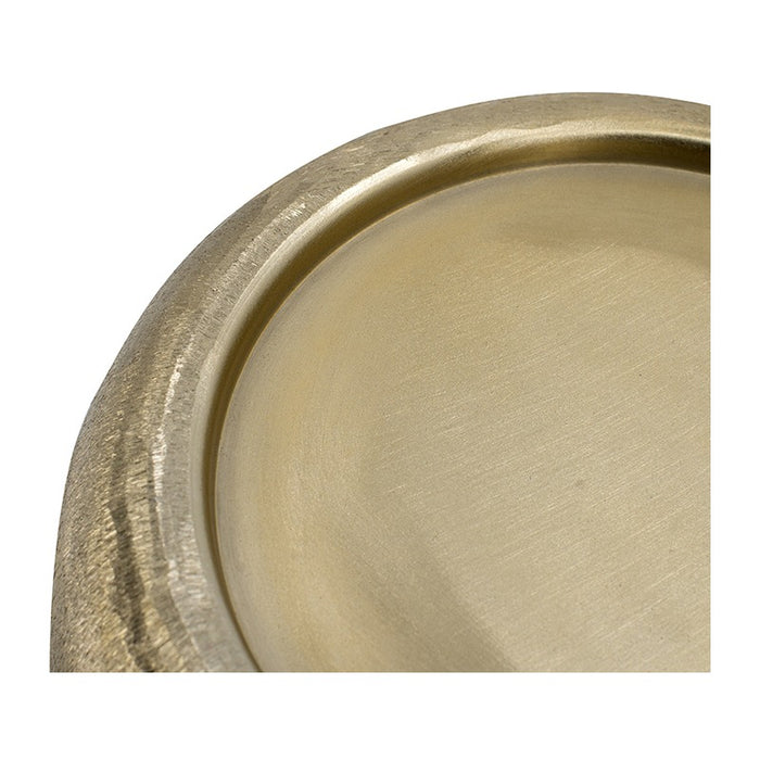 Aluminum Gold Round Vase