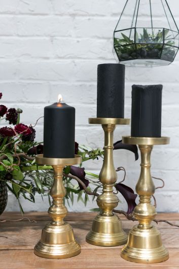 Athena Gold Candleholder