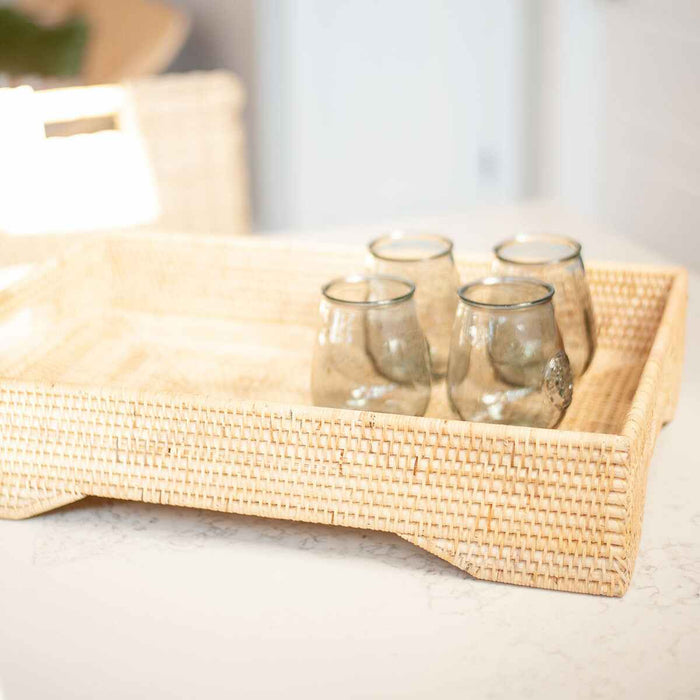 Caspar Rectangle Woven Tray