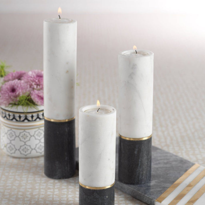 Makrana Two-Toned Tealight Holder