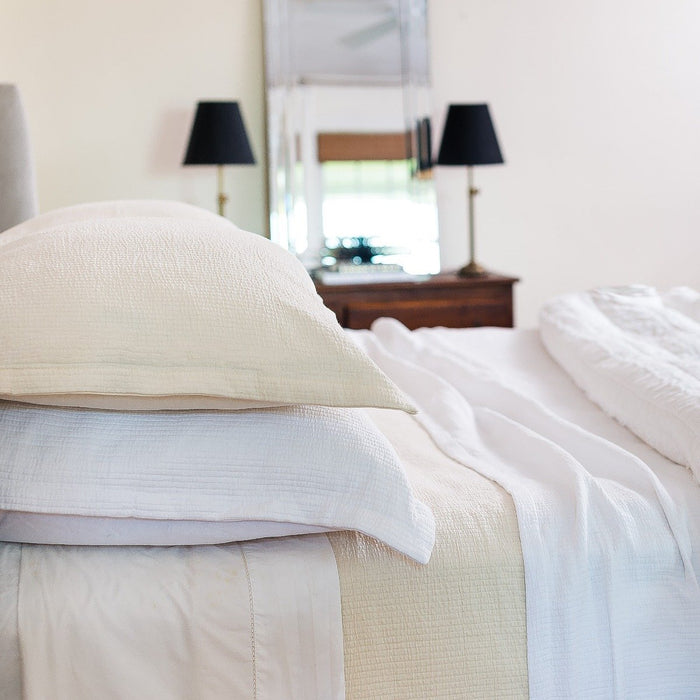 Delfina White Matelasse