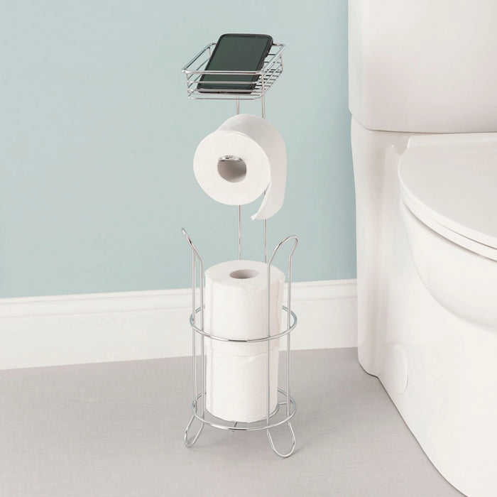Toilet Paper Tray With Accessory Holder