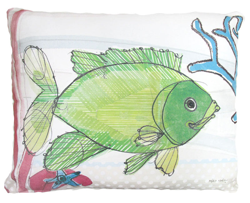 Fish With Coral Pillow
