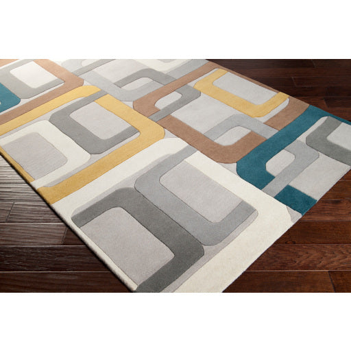 Forum Light Gray/ Multicolor Rug