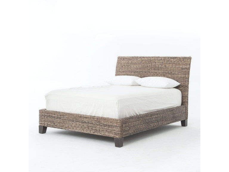 Banana Leaf Bed - Grey Wash Mango