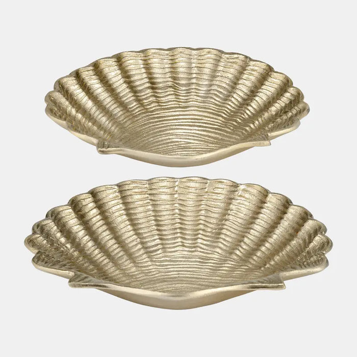 Champagne Flat Shell Dish