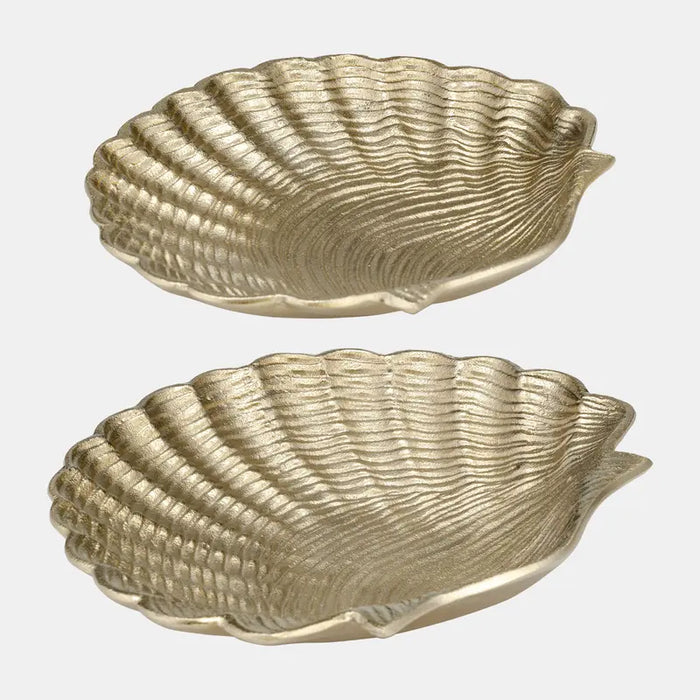 Champagne Flat Shell Dish