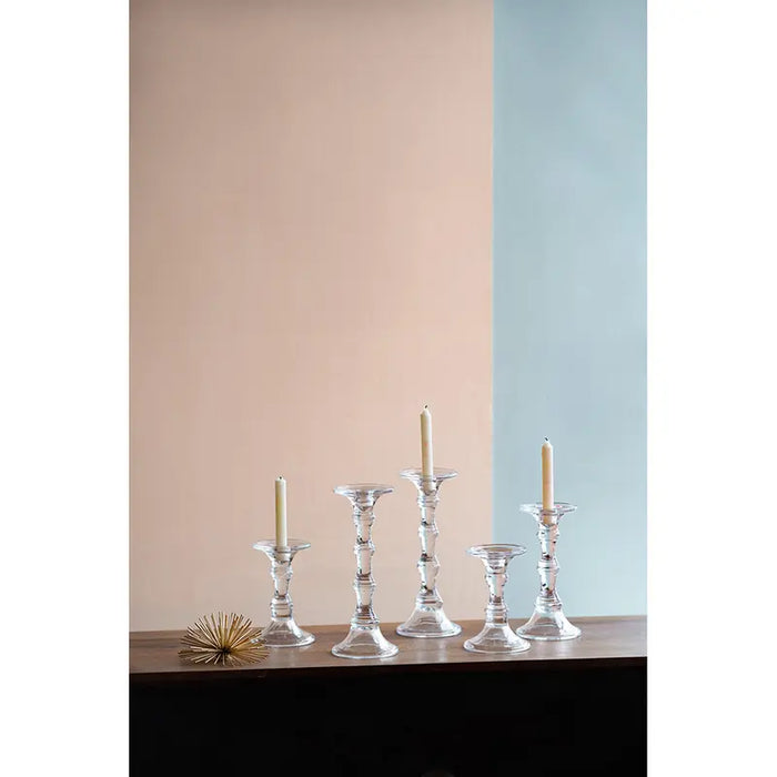 Glass Candleholder