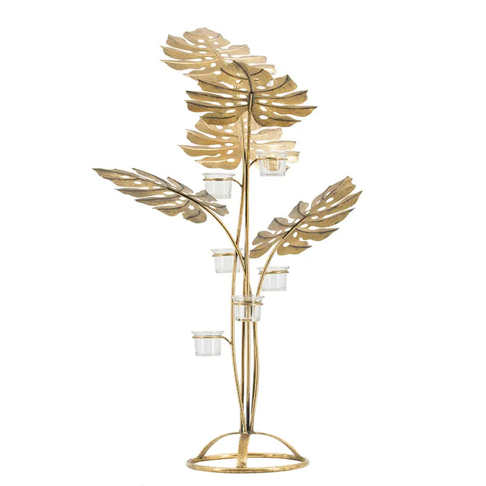 Monstera Leaf Candle Holder