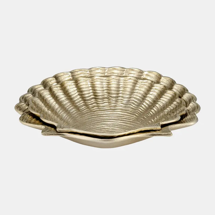 Champagne Flat Shell Dish