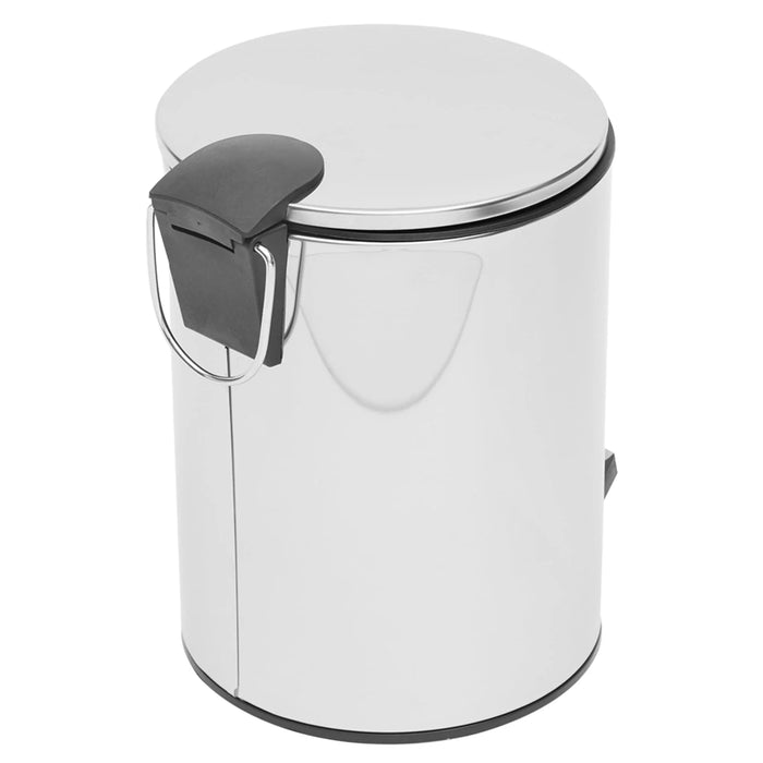 Matte Stainless Steel Step Waste Bin