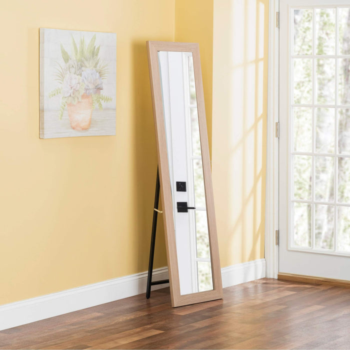 Easel Back Floor Mirror - Natural