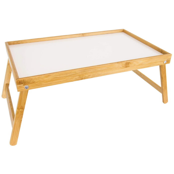 Bed Tray With White Surface