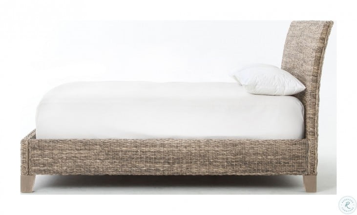 Banana Leaf Bed - Grey Wash Mango