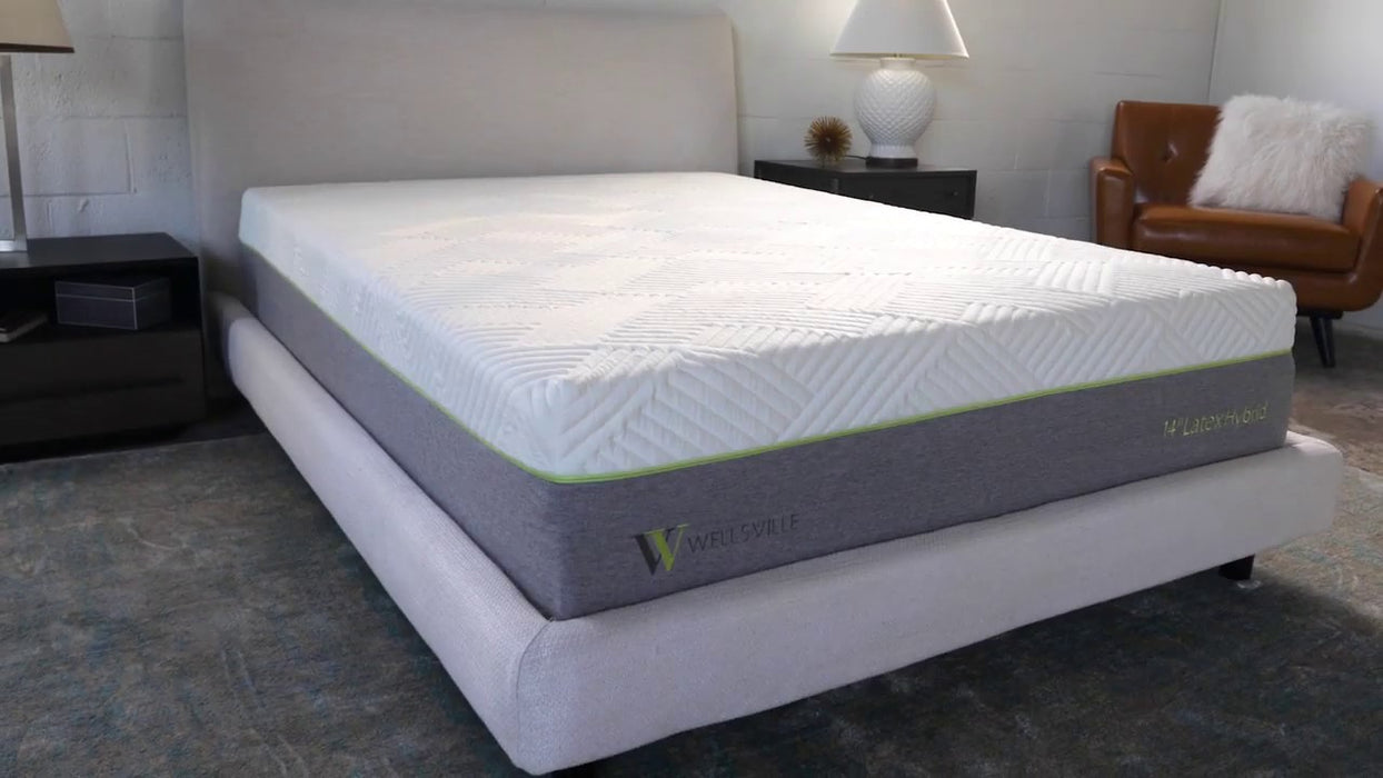 Wellsville 14" Latex Hybrid Mattress